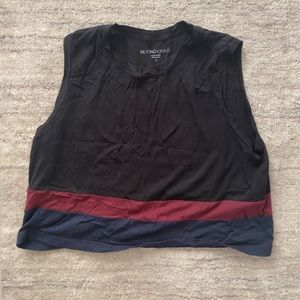 Beyond yoga paneled crop tank